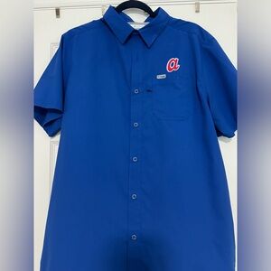 Columbia PFG Omnishade Atlanta Braves Shirt L